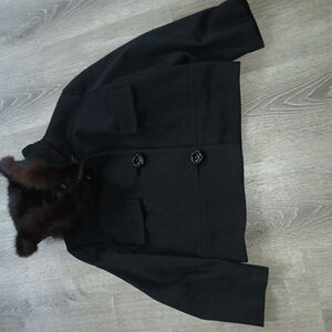 Fur Trim Peacoat